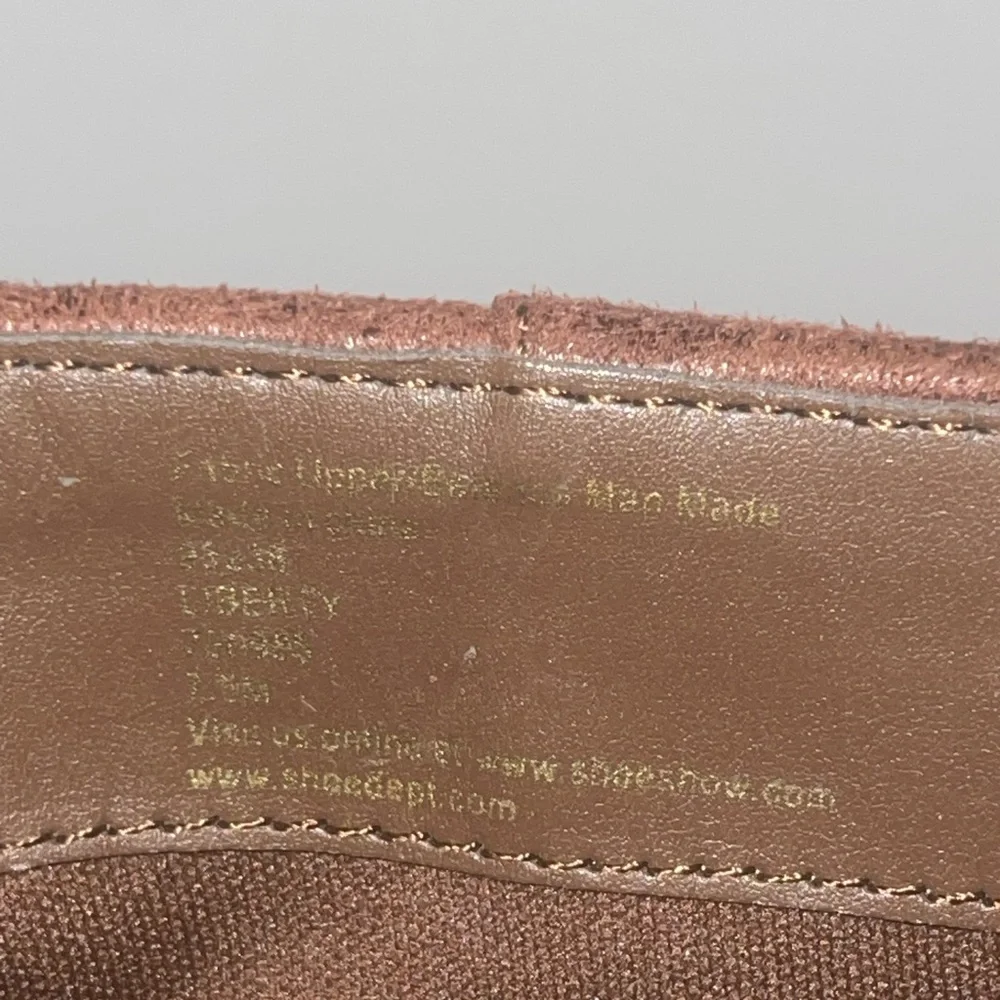 Fergilicious by Fergie Dark Brown Suede Ankle Boots – Size 7.5 M - Picture 6 of 7